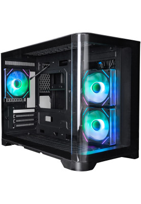 Корпус 1stPlayer UV6-BK-2FC7R-1FC7 Black без БЖ