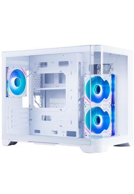 Корпус 1stPlayer UV6-WH-2FC7R-W-1FC7-W White без БЖ