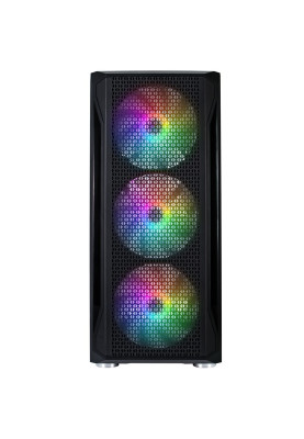 Корпус 1stPlayer X5-BK-4F1 Black без БЖ