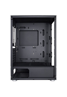 Корпус 1stPlayer X5-BK-4F1 Black без БЖ