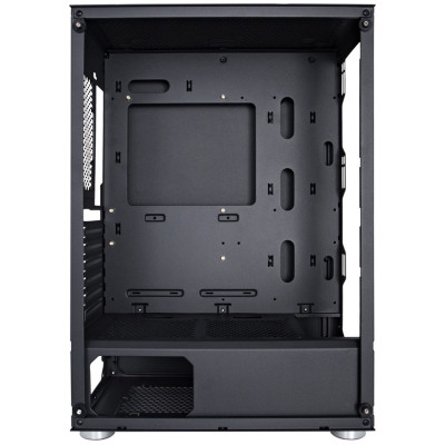 Корпус 1stPlayer X5-BK-4F1 Black без БЖ
