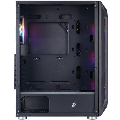 Корпус 1stPlayer X6-BK-4F1 Black без БЖ