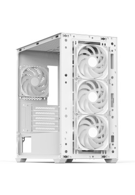 Корпус AeroCool D301A-G-WT-v2 (ACCS-DS03043.21) White без БЖ