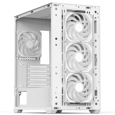 Корпус AeroCool D301A-G-WT-v2 (ACCS-DS03043.21) White без БЖ Корпус AeroCool D301A-G-WT-v2 (ACCS-DS03043.21) White без БЖ