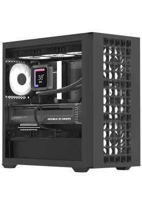 Корпус AeroCool D302A-G-BK-v1 (ACCS-DS04043.11) Black без БЖ