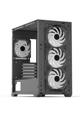 Корпус AeroCool D302A-G-BK-v1 (ACCS-DS04043.11) Black без БЖ