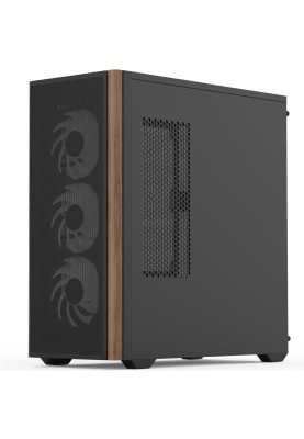 Корпус AeroCool D501A-G-BK-v2 (ACCM-DS01043.11) Black без БЖ
