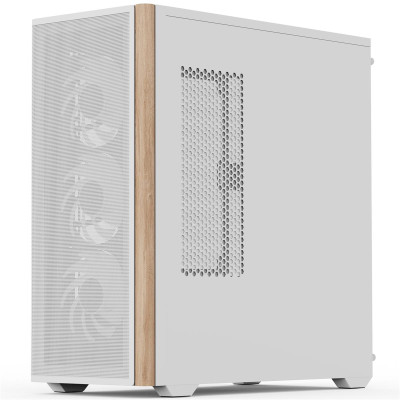 Корпус AeroCool D501A-G-WT-v2 (ACCM-DS01043.21) White без БЖ