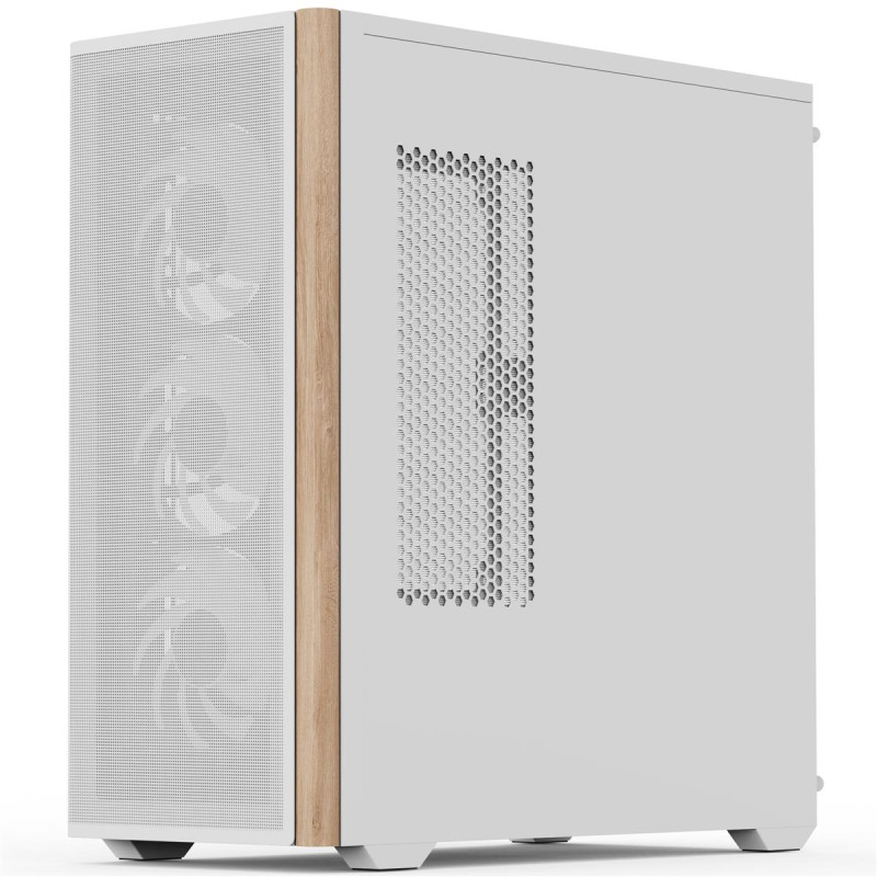 Корпус AeroCool D501A-G-WT-v2 (ACCM-DS01043.21) White без БЖ