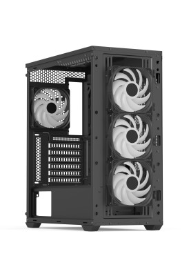 Корпус AeroCool D502A-G-BK-v1 (ACCM-DS02043.11) Black без БЖ