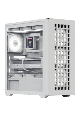 Корпус AeroCool D502A-G-WT-v1 (ACCM-DS02043.21) White без БЖ