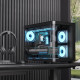 Корпус AeroCool P300C-G-BK-v1 (ACCS-PN02033.11) Black без БЖ