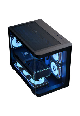 Корпус AeroCool P300C-G-BK-v1 (ACCS-PN02033.11) Black без БЖ