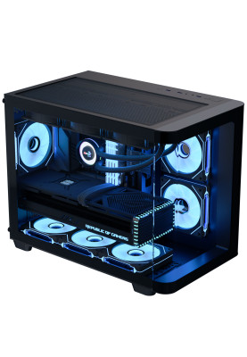 Корпус AeroCool P300C-G-BK-v1 (ACCS-PN02033.11) Black без БЖ