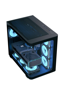 Корпус AeroCool P500C-G-BK-v1 (ACCM-PN01043.11) Black без БЖ