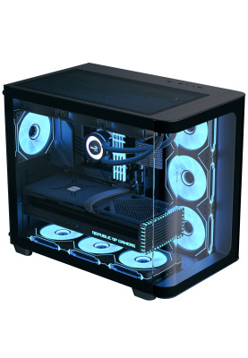 Корпус AeroCool P500C-G-BK-v1 (ACCM-PN01043.11) Black без БЖ