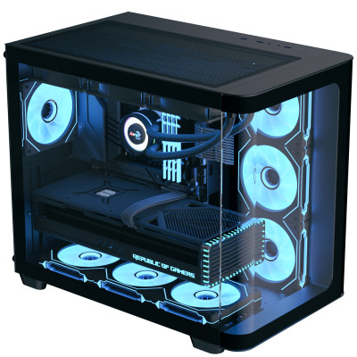 Корпус AeroCool P500C-G-BK-v1 (ACCM-PN01043.11) Black без БЖ