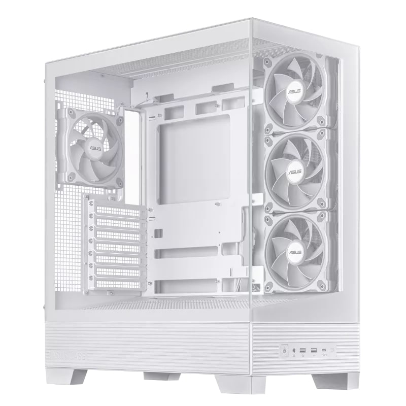 Корпус Asus A31 Plus White Tempered Glass без БЖ (90DC00R3-B19000)