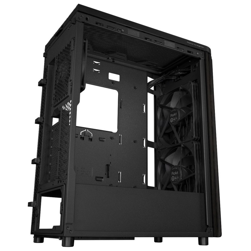 Корпус Asus ProArt PA401 Wood Edition - Tempered Glass без БЖ (90DC00M0-B39000)