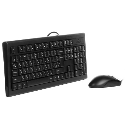 Комплект (клавіатура, миша) A4Tech KR-8572 Black