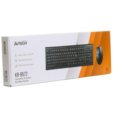 Комплект (клавіатура, миша) A4Tech KR-8572 Black