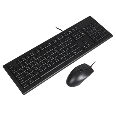 Комплект (клавіатура, миша) A4Tech KR-8572S Black