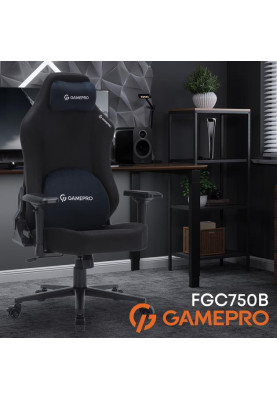 Крісло для геймерів GamePro FGC750B Black