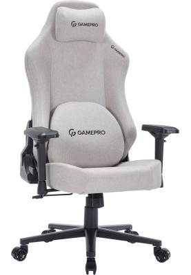 Крісло для геймерів GamePro FGC750LG Light Gray