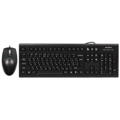 Комплект (клавіатура, миша) A4Tech KRS-8572 Black