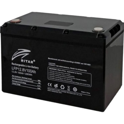 Акумуляторна батарея Ritar 12.8V 100AH (LFP12.8V100AHG24)