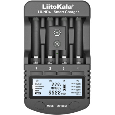 Зарядний пристрій Liitokala Lii-ND4 Зарядний пристрій Liitokala Lii-ND4
