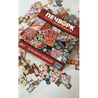 Настільна гра Lord of Boards Печворк. Український фольклор (LOB2412UA) Настільна гра Lord of Boards Печворк. Український фольклор (LOB2412UA)