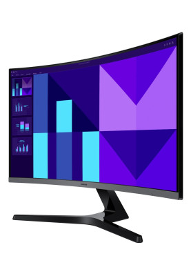 Монiтор Samsung 27" Essential S3 S27D390G (LS27D390GAIXCI) VA Black Curved 100Hz