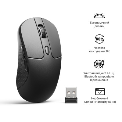 Миша бездротова Keychron M3 WL Black (M3-A23) Миша бездротова Keychron M3 WL Black (M3-A23)