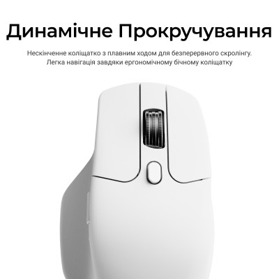 Миша бездротова Keychron M6S WL White (M6S-B72) Миша бездротова Keychron M6S WL White (M6S-B72)