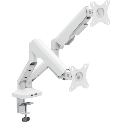 Кріплення настільне для двох моніторів OfficePro 17-35" White (MA452W)