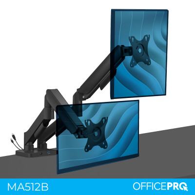 Кронштейн OfficePro MA512B 17-32" Black (VESA100х100) Кронштейн OfficePro MA512B 17-32" Black (VESA100х100)