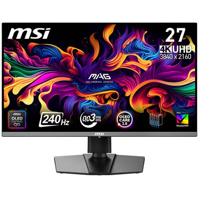 Монітор MSI 27" MAG 272UP QD-OLED X24 Black 240Hz Монітор MSI 27" MAG 272UP QD-OLED X24 Black 240Hz