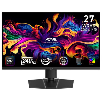 Монітор MSI 26.5" MAG 273QP QD-OLED X24 Black 240Hz