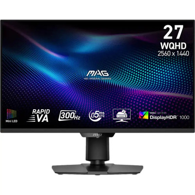 Монітор MSI 27" MAG 274QPF X30MV VA Black 300Hz Монітор MSI 27" MAG 274QPF X30MV VA Black 300Hz