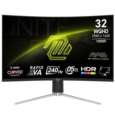 Монітор MSI 31.5" MAG 325CQRXF E2 VA Black Curved 240Hz