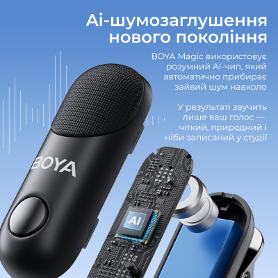 Мікрофон BOYA Magic-05 Type-C Black