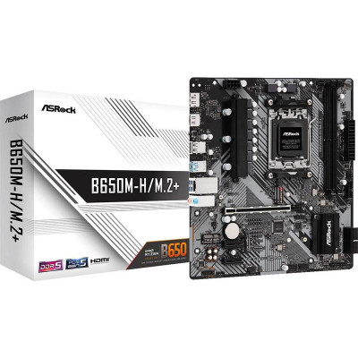 Материнська плата ASRock B650M-H/M.2+ Socket AM5 Материнська плата ASRock B650M-H/M.2+ Socket AM5