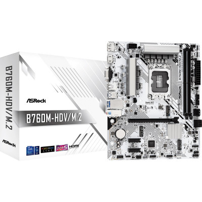 Материнська плата ASRock B760M-HDV/M.2 Socket 1700 Материнська плата ASRock B760M-HDV/M.2 Socket 1700