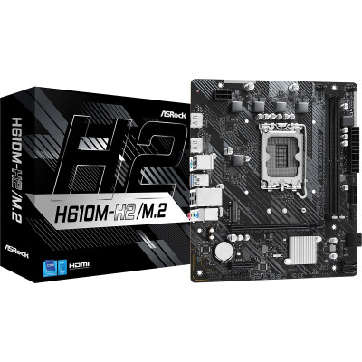 Материнська плата ASRock H610M-H2/M.2 Socket 1700 Материнська плата ASRock H610M-H2/M.2 Socket 1700
