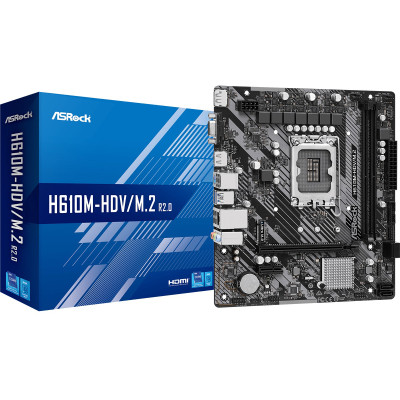 Материнська плата ASRock H610M-HDV/M.2 R2.0 Socket 1700