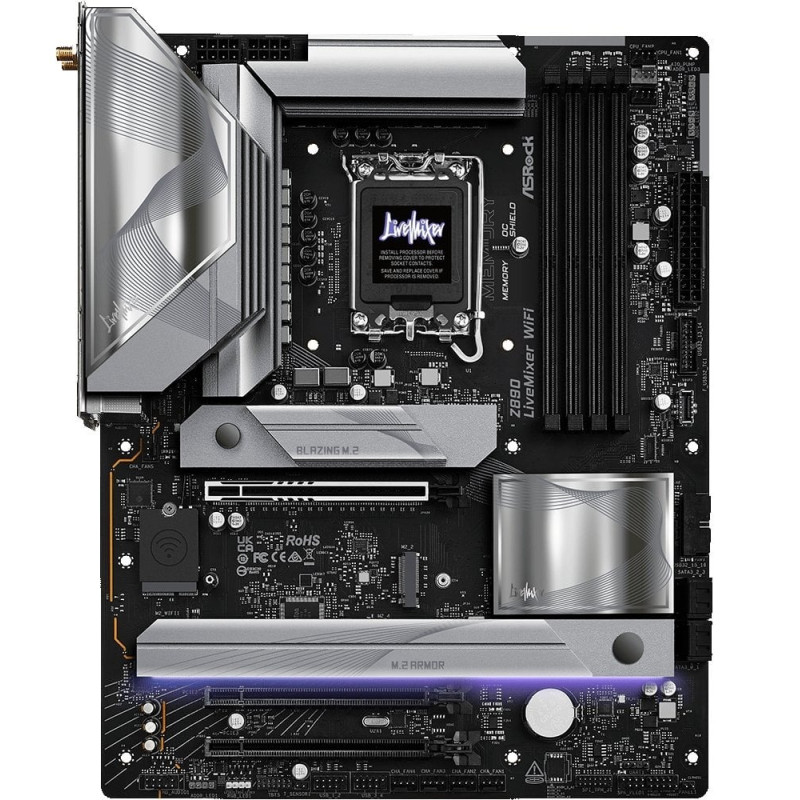 Материнська плата ASRock Z890 LiveMixer WiFi Socket 1851