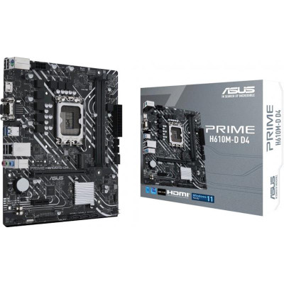 Материнська плата Asus Prime H610M-D D4 Socket 1700 Материнська плата Asus Prime H610M-D D4 Socket 1700