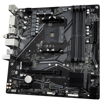 Материнська плата Gigabyte A520M DS3H AC Socket AM4