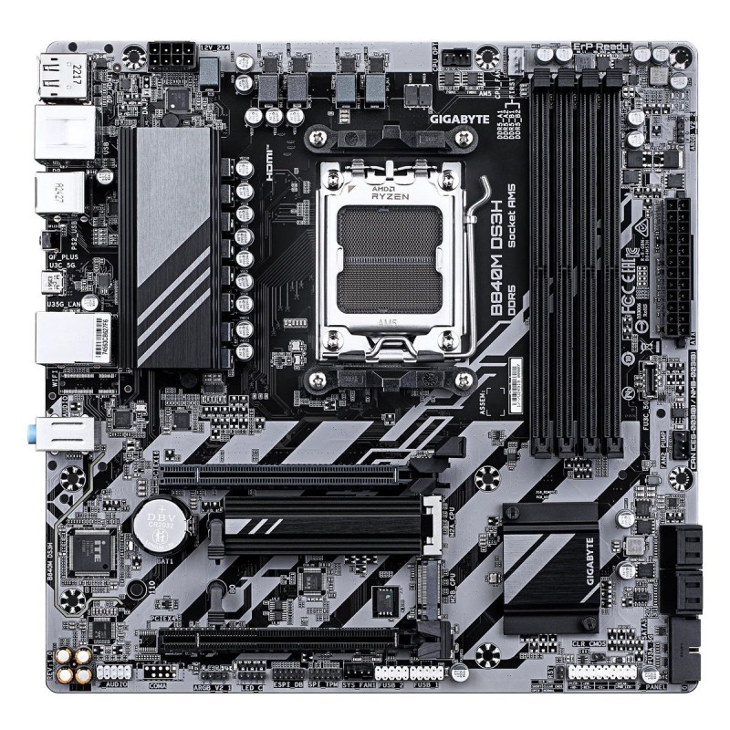 Материнська плата Gigabyte B840M DS3H Socket AM5
